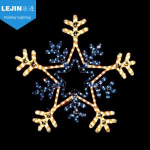 colorful led snowflake light