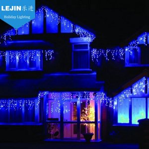 blue icicle light set Ceremony events indoor decoration